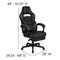 Flash Furniture Red Gaming Desk-Cup Holder/Reclining Chair Set BLN-X40RSG1030-BK-GG - alternate 5